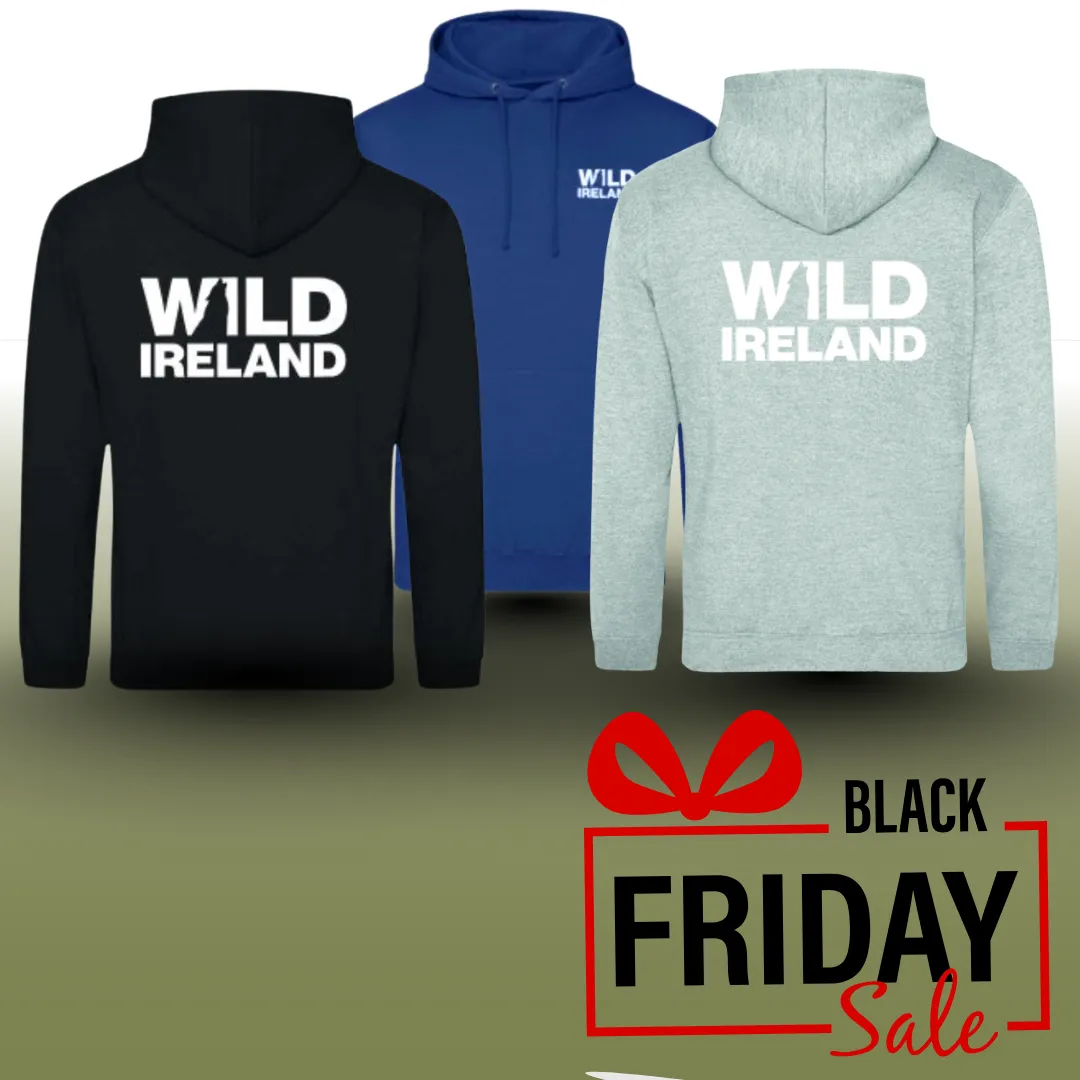 Wild Ireland branded hoodies
